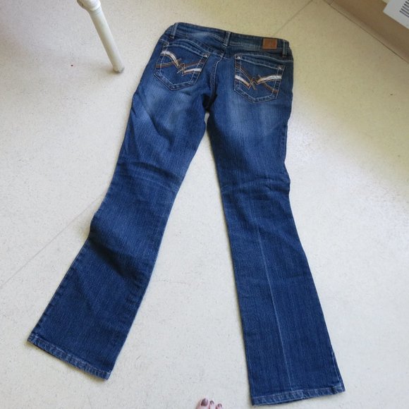 L.E.I Ashley lowrise bootcut JEANS/ JUNIOR SZ 7 - Picture 4 of 4